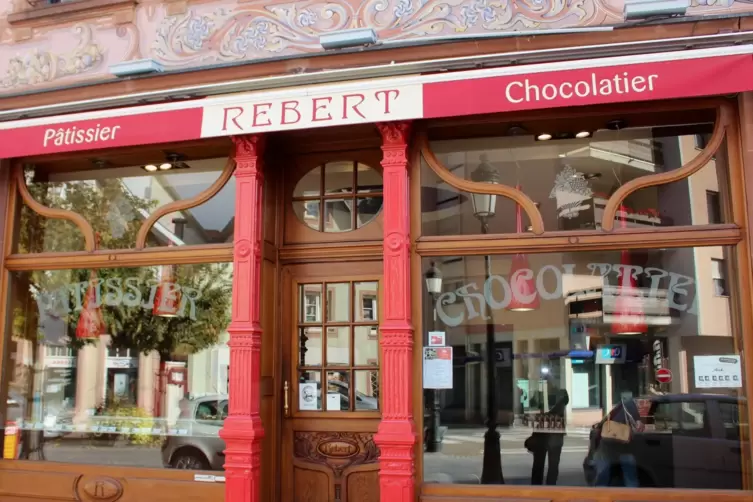 Beliebte Adresse in Wissembourg: die P&acirc;tisserie Rebert.