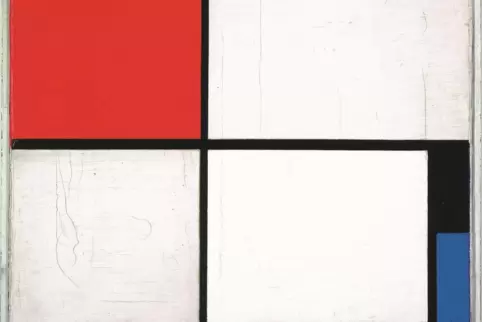 Hängt jetzt in Ludwigshafen: Piet Mondrians „Komposition mit Rot, Schwarz, Blau und Gelb“. 