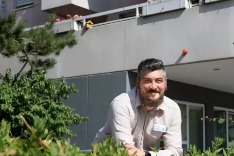 Seit Zivi-Zeiten dem Willi-Hussong-Haus treu geblieben. Der neue Heimleiter Kevin Amend.