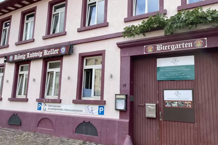 Wird schmerzlichst f&uuml;r spontane Besuche vermisst: der Biergarten im K&ouml;nig Ludwig Keller. 