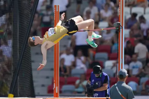Tobias Potye bei der Qualifikation in Budapest.