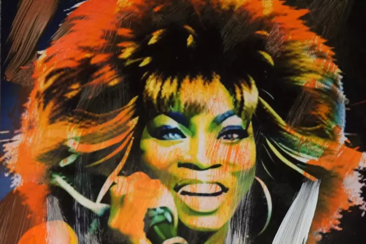 Tina Turner (1939-2023), Gem&auml;lde von August Eberle.
