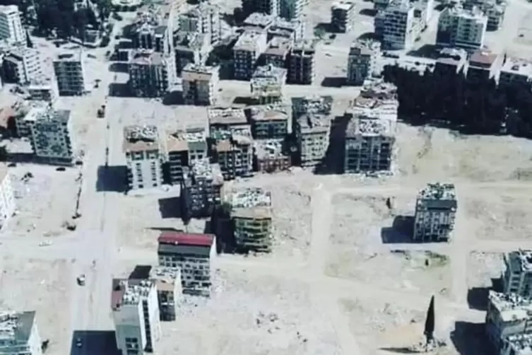 Die zerst&ouml;rte Stadt Antakya.