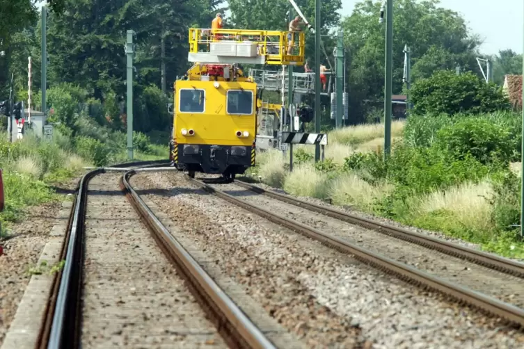 Die Strecke von Speyer nach Germersheim wurde 2006 elektrifiziert. Das Projekt Neustadt–Wörth ist dagegen bisher nicht voran gek