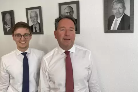Die Notarkammer der Pfalz sitzt in Zweibrücken. Von links Geschäftsführer Clemens Neuschwender und Kammerpräsident Markus Stuppi