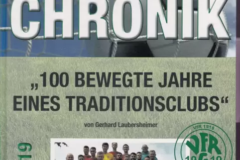 Die VfR-Chronik gibt es in der Grünstadter Buchhandlung Frank.