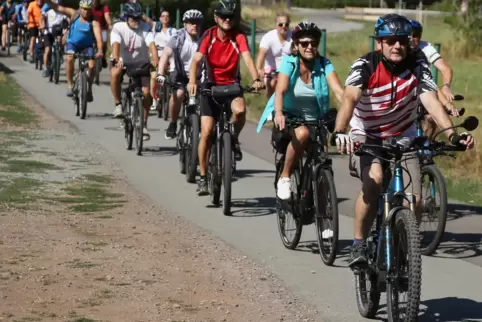 Am Mittwoch bietet DIE RHEINPFALZ wieder eine Radtour an. Diese Aufnahme entstand 2022. 