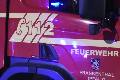 War am Samstag mehrfach im Einsatz: die Feuerwehr Frankenthal.