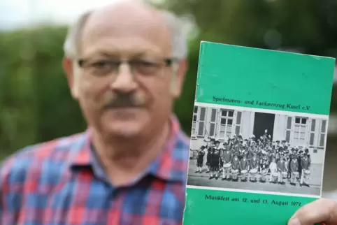 Zwischen 70 und 80 Aktive zählte der Kuseler Fanfarenzug in seinen Glanzzeiten, erzählt Dieter Schmitt. 