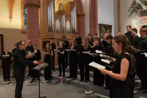 Großartige Leistung: der Choir of Queen’s College Oxford in der Stiftskirche. 