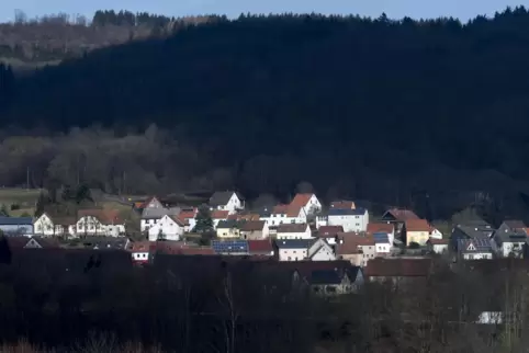 Ortsansicht von Reichweiler aus dem Jahr 2015.