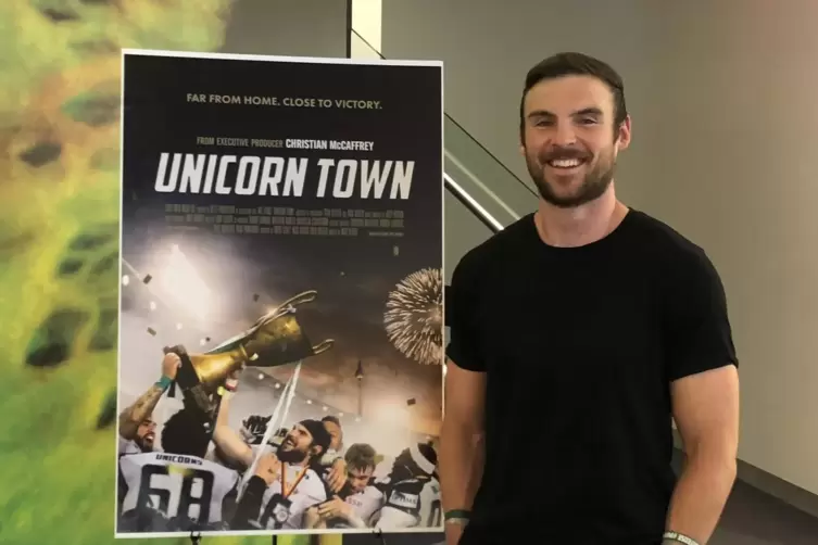 Vom Spieler zum Filmemacher: Nick Alfieri aus Portland war mit „Unicorn Town“ zu Gast im Broadway-Kino. 