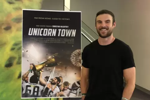 Vom Spieler zum Filmemacher: Nick Alfieri aus Portland war mit „Unicorn Town“ zu Gast im Broadway-Kino. 