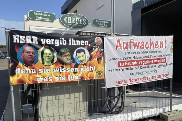 F&uuml;r Gerd Russy steht fest: Schuld an allem &Uuml;bel in Deutschland ist die Berliner Ampel, vor allem die Gr&uuml;nen.