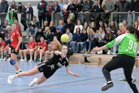 Auf jeden Fall im Tor: Lina Bechtel.