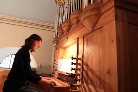 Die Steinmeyer Orgel in der Martinskirche in Kindenheim wurde 1992, ein Jahr vor dem ersten Tag des offenen Denkmals, restaurier