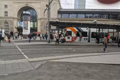 Der Vorfall ereignete sich vor dem Mannheimer Hauptbahnhof.