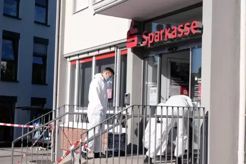 Die Spurensicherung war am Freitagmorgen vor Ort. 