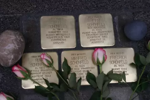 In Kaiserslautern erinnern an verschiedenen Stellen Stolpersteine an Opfer des Nationalsozialismus.