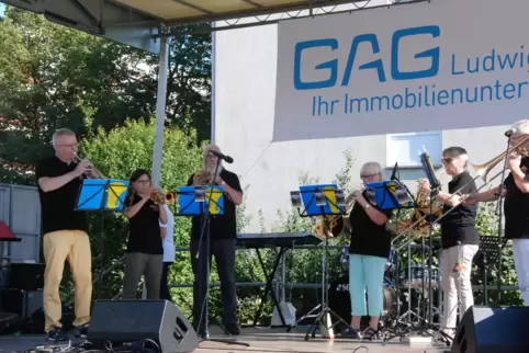 Der Posaunenchor Rheingönheim war beim Nachbarschaftsfest ebenso mit von der Partie wie viele andere Engagierte.