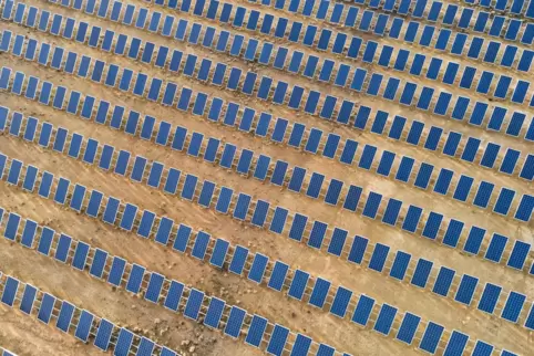 Ein Solarpark in Spanien, der Strom auch an Rechenzentren liefert. 
