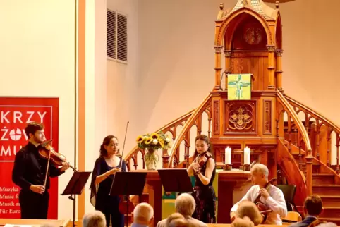 Das Beste zum Schluss: Die Tournee, die sich traditionell an das Kammermusikfestival in Kreisau anschließt, endete diesmal in Wa