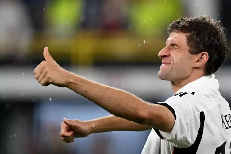 Traf zum 1:0: Thomas M&uuml;ller. 