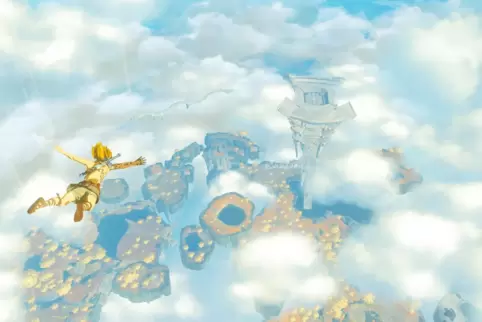 Riesig: die zersplitterte Spielwelt Hyrule.