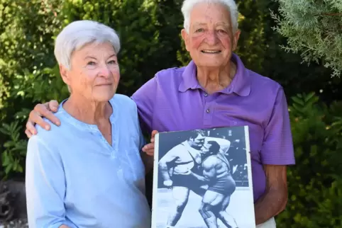 Hans Ruff mit seiner Frau Brigitte.