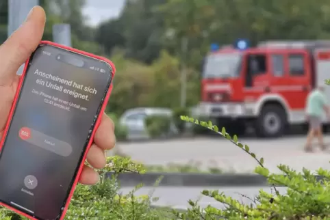 Dieses Mobiltelefon löste am Mittwoch einen Einsatz der Feuerwehr aus. 