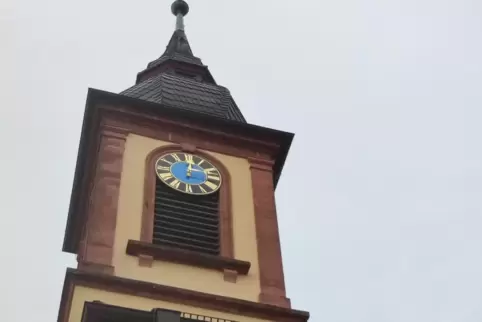 Der Kirchturm der Christuskirche. 