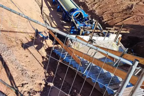 Die Fliegerbombe war bei Bauarbeiten an der neuen Gaspipeline gefunden worden. 