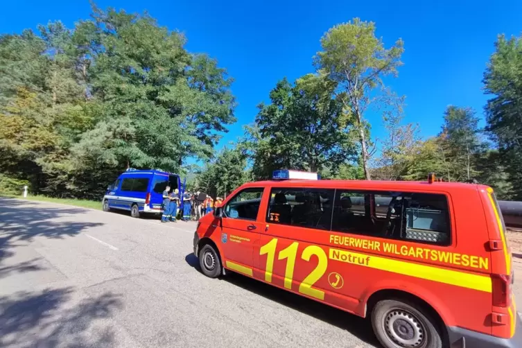 Feuerwehr und Technisches Hilfswerk k&uuml;mmerten sich um die Umleitungsstrecke. 