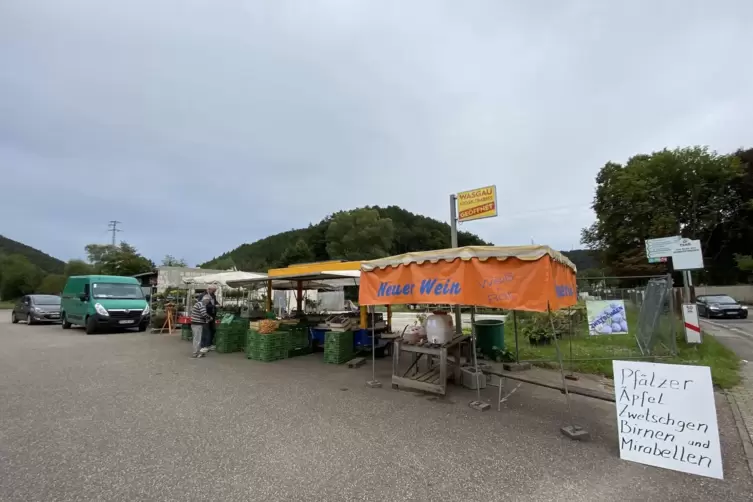 Am Ortseingang von Hinterweidenthal, nahe dem Forstamt, betreibt Moutous Moumin seinen Obst- und Gem&uuml;sehandel. Hier will er jetz