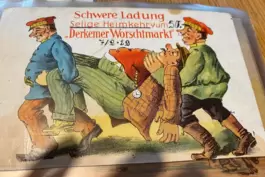 Manches ändert sich nie: historische Postkarte aus dem Fundus von Reinhold Höhn. 