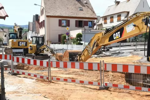 Noch ohne wiederkehrende Beiträge: der Ausbau der Freinsheimer Straße in Kallstadt vor sechs Jahren.
