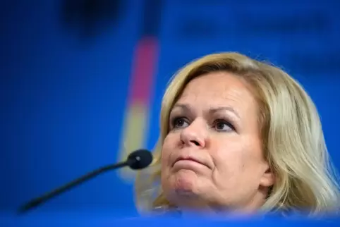 Innenministerin Nancy FAeser. 