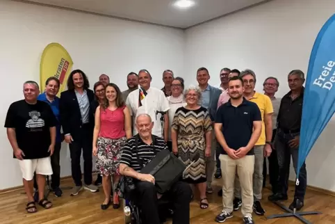 Teilnehmer beim Kreisparteitag der FDP in Kandel. 