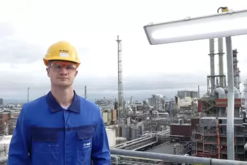 Mario Daves arbeitet als Produktionsmeister in der Geraniol-Fabrik im Werk Ludwigshafen. 