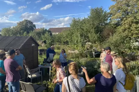 Verschiedene Vertreter von Urban-Gardening-Initiativen treffen sich im Gemeinschaftsgarten Am Bockensatz. Sie eint eines: Es wer