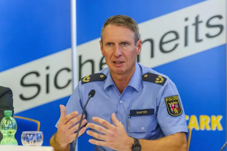 Andreas Sarter, Polizeivizepräsident Polizeipräsidium Rheinpfalz, informierte über den Fall. 