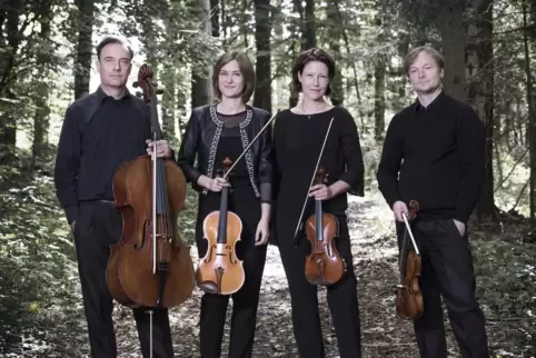 Das Diogenes Quartett spielt Gernsheim.