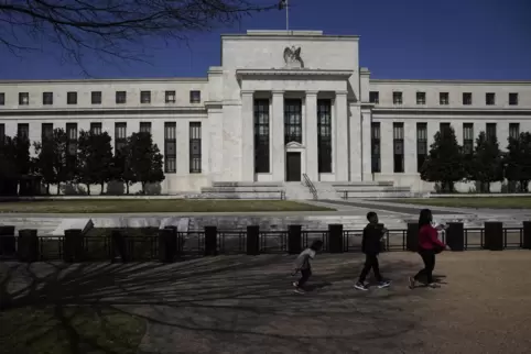 Der Kampf gegen die Inflation erweist sich auch in Amerika als zäher als gedacht – hier das Gebäude des Hauptsitzes des US-Noten