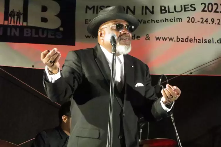 Das ist Blues: Big Daddy Wilson in Wachenheim. 