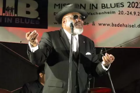Das ist Blues: Big Daddy Wilson in Wachenheim. 