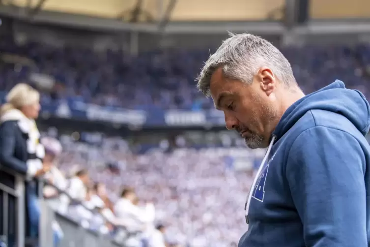 Muss gehen: Schalke-Trainer Thomas Reis. 