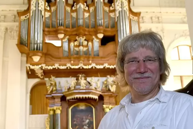 Leitet am 3. Oktober sein letztes Orgelsommerkonzert in Kirchheimbolanden: Bezirkskantor Martin Reitzig, hier anno 2018.