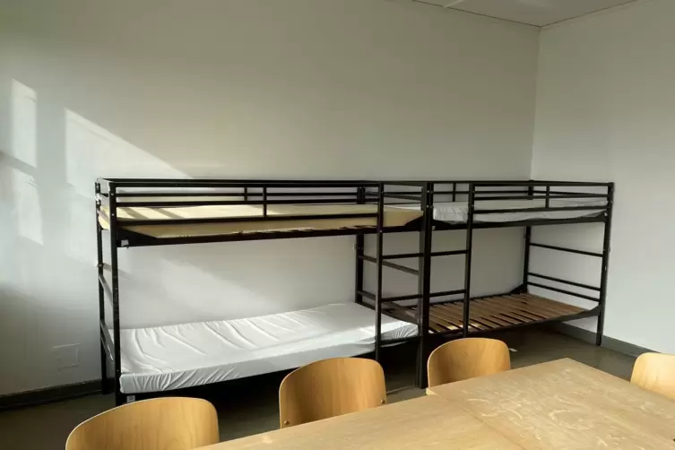 So sehen die Zimmer in der AfA aus.