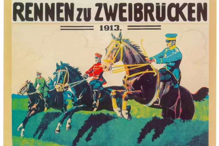 1913 gingen die Pferderennen über mehrere Tage.