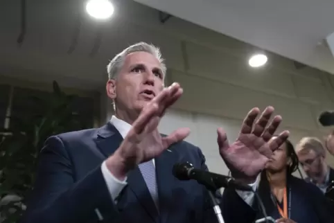  „Es muss einen Erwachsenen im Raum geben“: Kevin McCarthy, Sprecher des US-Repräsentantenhauses. 